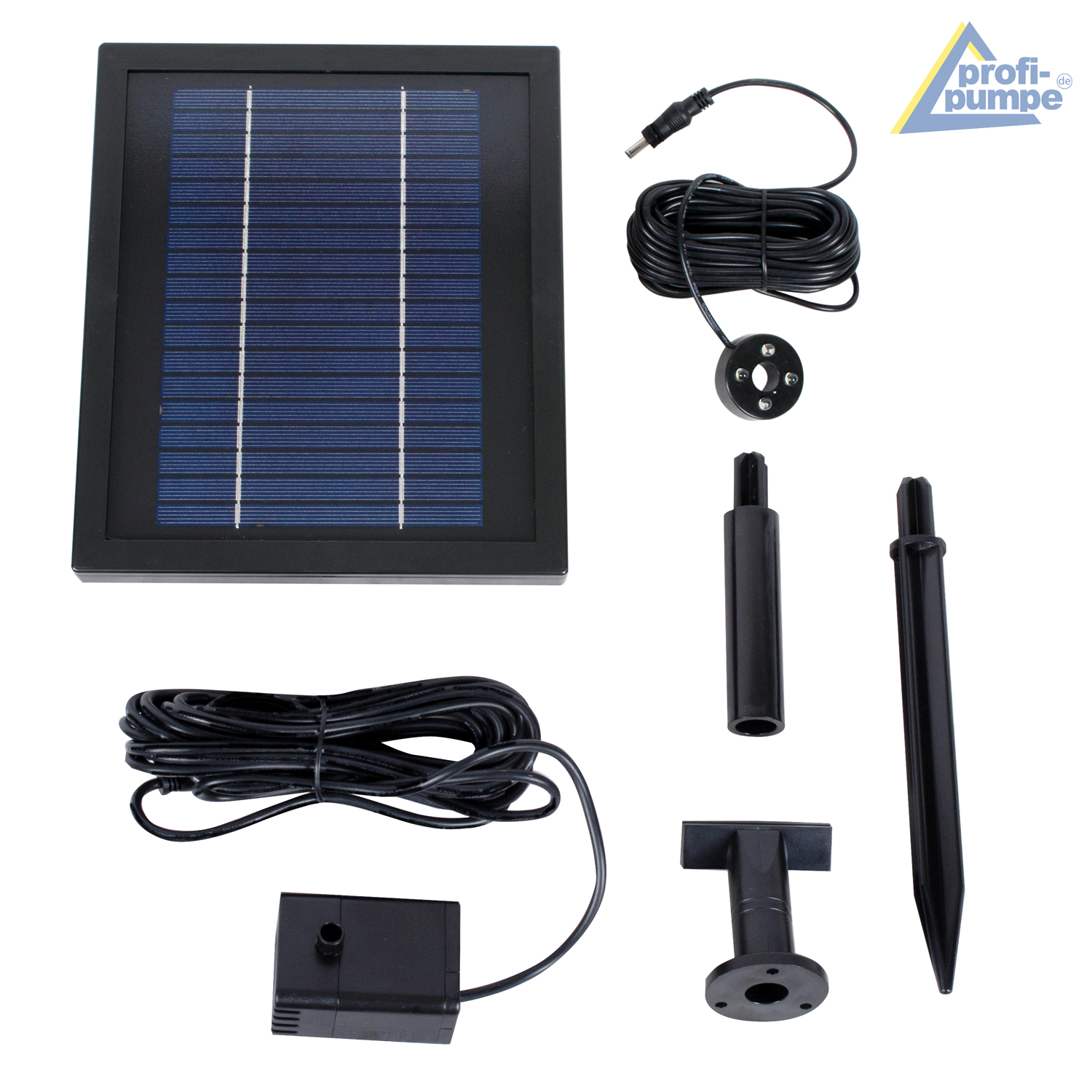 Technik-Set-2.1 für Solar Deko KLASSIK-GARTEN-5 mit Li-Ion Akkus / LED Licht